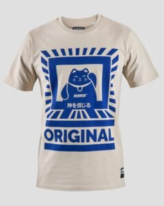 Cat-Print Casual T-Shirt