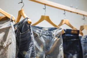 Distressed Denim Jeans