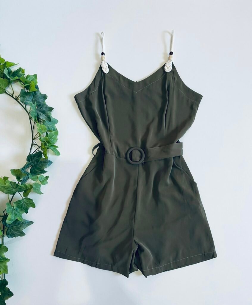 Black Leather Strap Dress