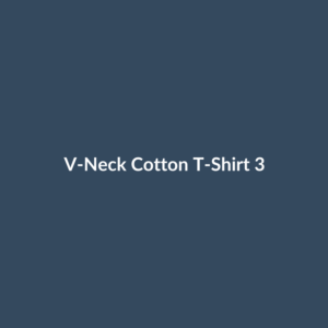 V-Neck Cotton T-Shirt