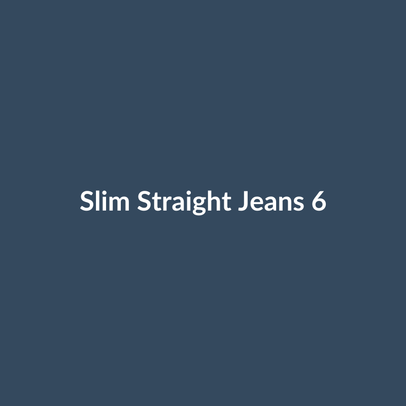 Slim Straight Jeans